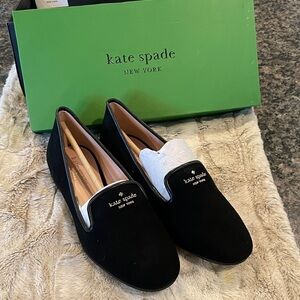Kate Spade Black and White Women's Loafers